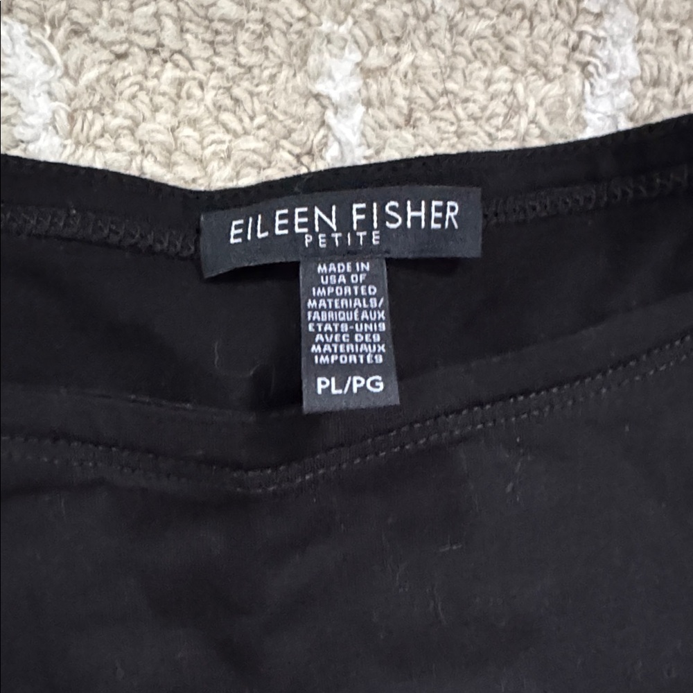 EILEEN FISHER Viscose-Jersey Elbow-Length-Sleeve Dress PL - Picture 3 of 5